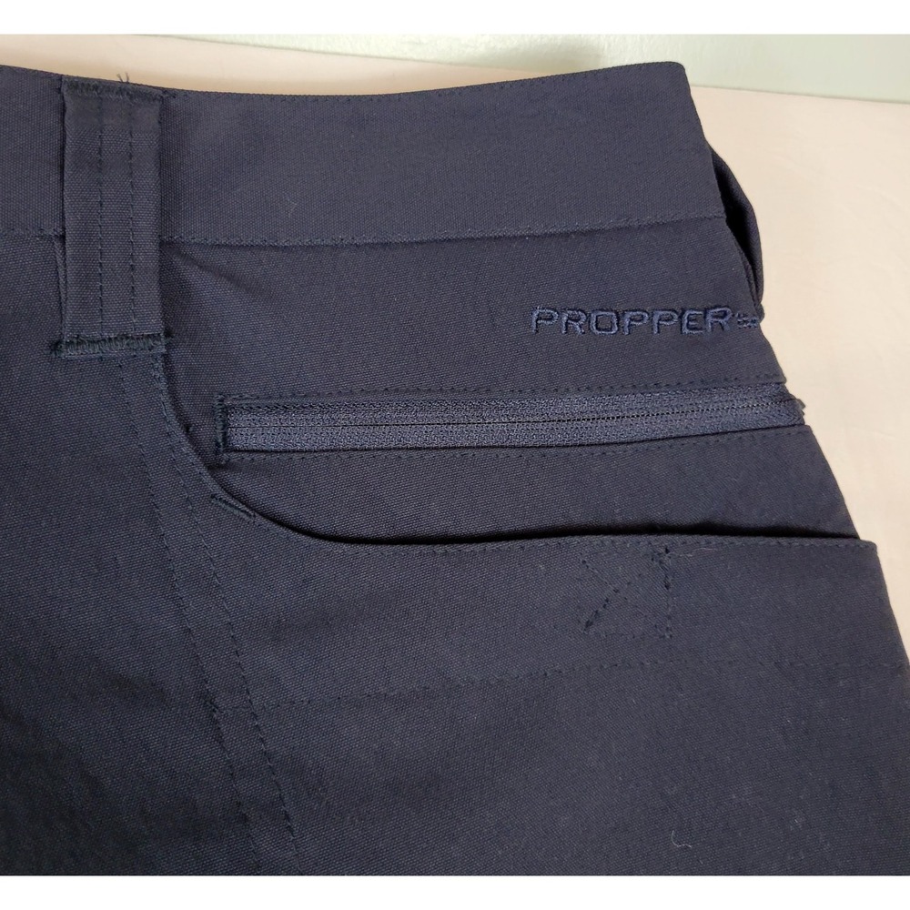 Propper Mens Black Tactical Cargo Pants 40x37 Nylon Spandex Stretch Workwear - Picture 8 of 11